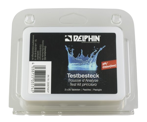 Pooltester Cl/p/Br inkl. 20xDPD und 20xPhenol Red