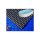 Luftkammersolarplane Geobubble, oval, blau / schwarz, 400µm