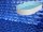 Luftkammersolarplane Geobubble, oval, blau, 400µm